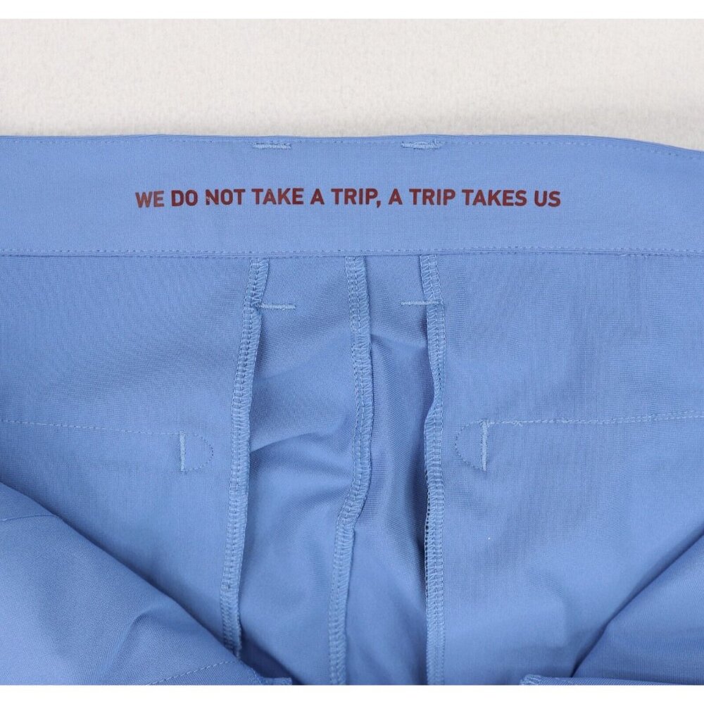 Rhone Commuter Pants Mens 35 X 33 Blue Stretch Performance Polyester 100161 - Picture 8 of 10